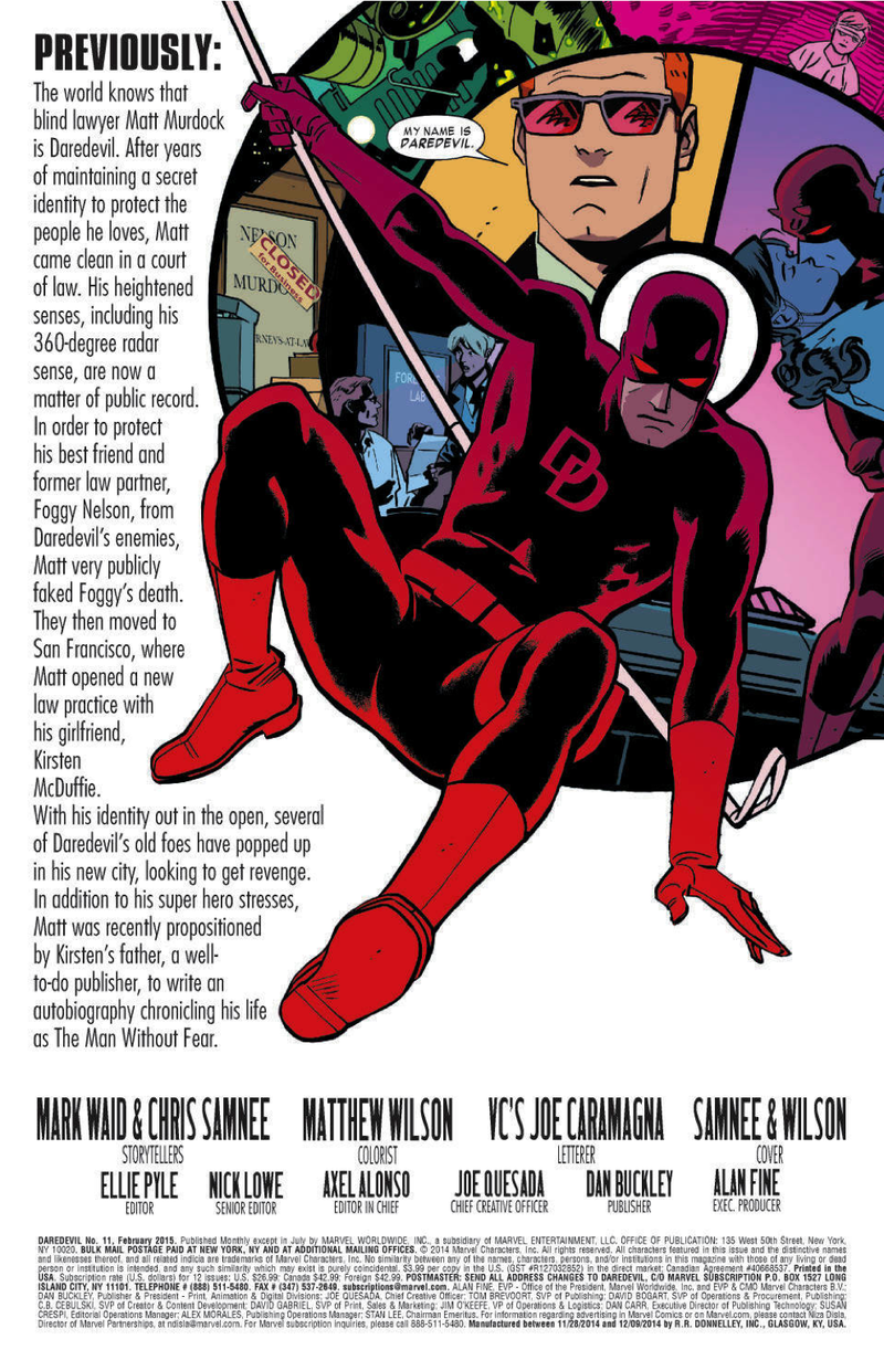 Illustration for article titled Exclusive Marvel preview: Matt embellishes his autobiography in Daredevil #11